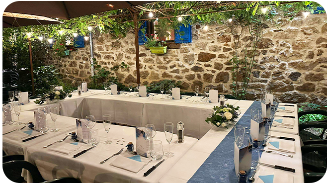 Repas de groupe - La Grange Aux Fleurs - Sarran - Repas de groupe à Condat